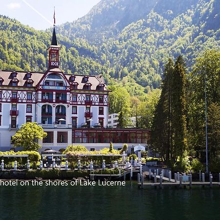 Hotel Vitznauerhof - Lifestyle Hideaway At Lake Lucerne Екстериор снимка