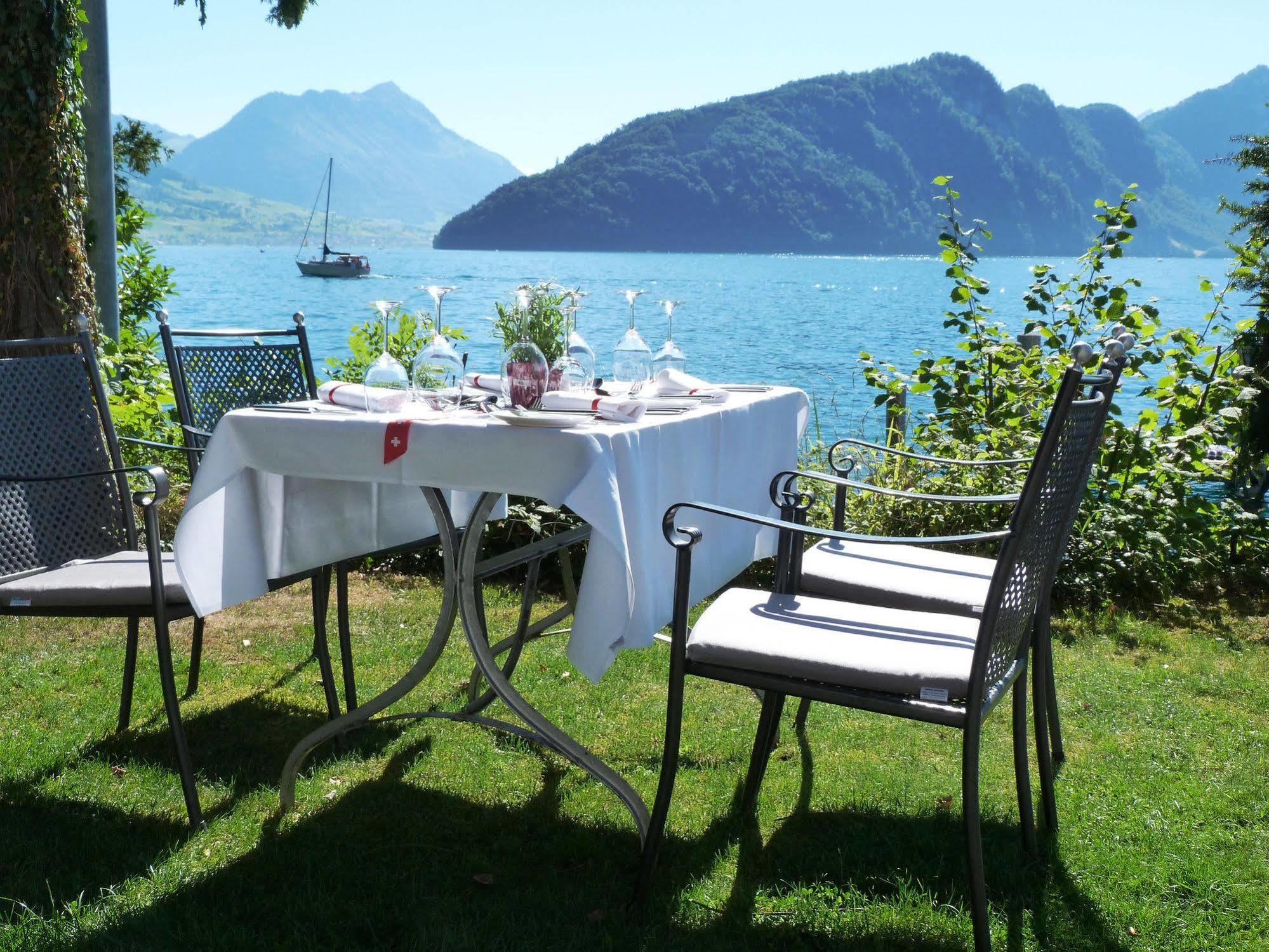 Hotel Vitznauerhof - Lifestyle Hideaway At Lake Lucerne Екстериор снимка